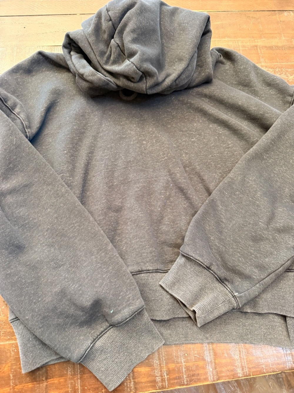 Charcoal Grey Hooded Sweatshirt